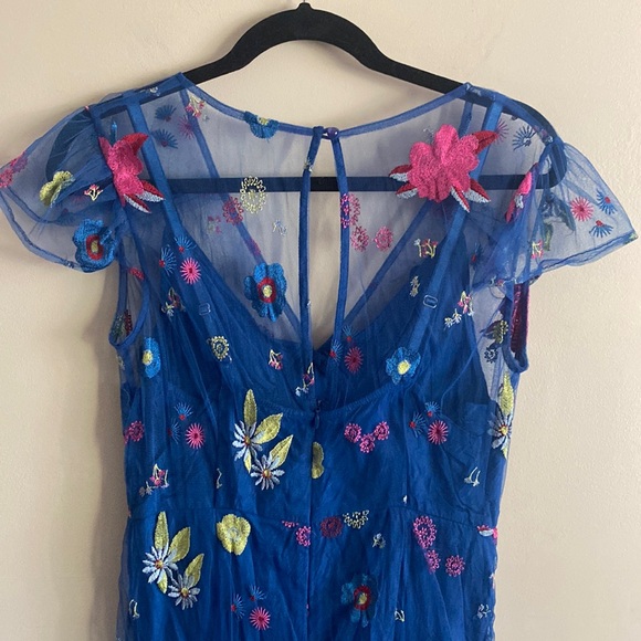 Tracy Reese X Anthro • embroidered Topaz dress - Picture 5 of 6